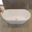 Baignoire de trempage autoportante en acrylique 59 po. X 28 po.