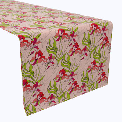 Table Runner, 100% Cotton, Floral 141