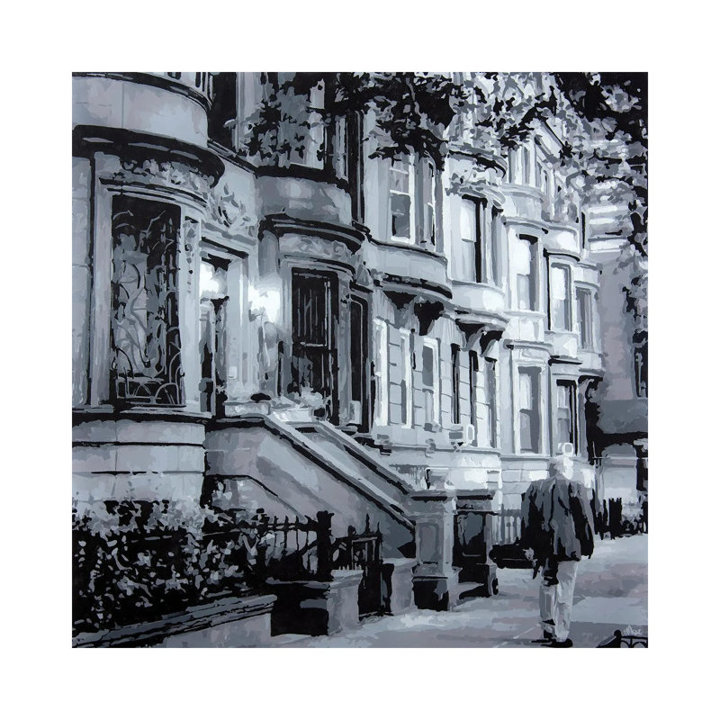 One Man by Marco Barberio - Gallery-Wrapped Canvas Giclée on Canvas, 66.04 cm H x 66.04 cm W, Wrapped Canvas