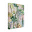 Art mural sur toile tendue - "Green Tangles I" de Melissa Wang, décoration murale pour le salon, la chambre à coucher ou le bureau - 24 x 32