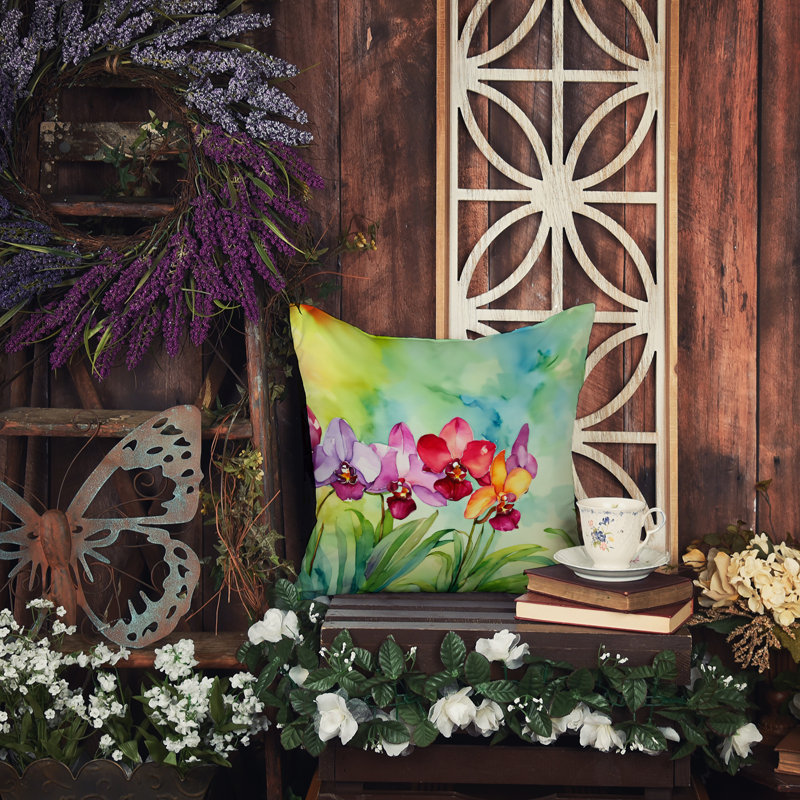 Coussin décoratif intérieur / extérieur Autre / Sans motif, H 14 po x l 14 po