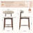 Solon Upholstered Counter Stool with Solid Wood Frame-1561691537
