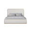 Lit tapissier - Caramel et sable blanc-1353858367
