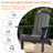 HDPE Outdoor 3-Position Adjustable Backrest Adirondack Chair with Cup Holder and Foldable Design-1525232645