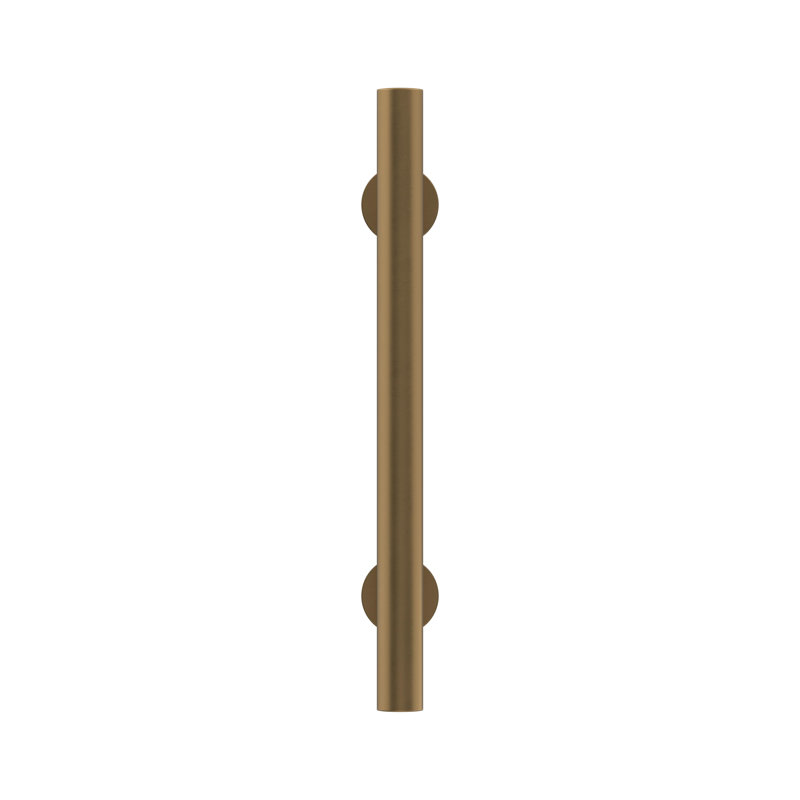 Poignée barre Radius, Bronze champagne, 3.75"