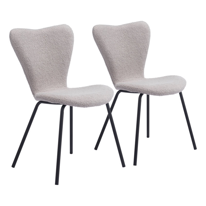 Chaise d'appoint Thibideaux, Gris clair