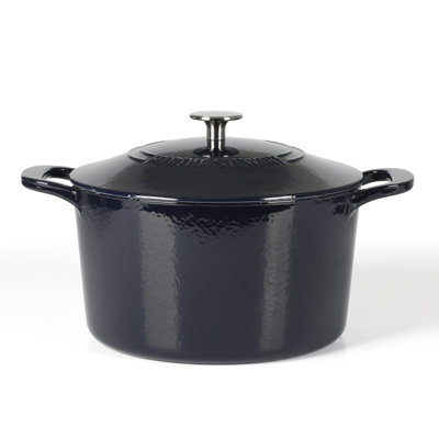 Martha Stewart Gatwick 7 qt. Cast Iron Round Dutch Oven with Lid