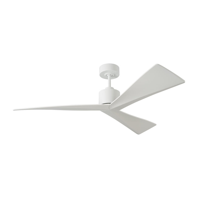 Ventilateur de plafond 3 pales avec télécommande Mirage, Blanc mat, 52"