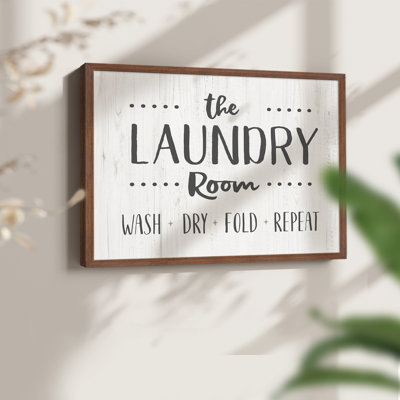 The Laundry Room -Framed Print - Restickable