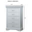 Meuble de rangement de style transitionnel 1Pc