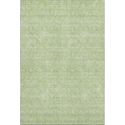Premium Machine Washable Prisco Aloe Rug