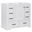 36" Bathroom Vanity without Sink, Cabinet Base Only, Six Drawers, Multi-Functional Drawer Divider, Adjustable Shelf (No Sink)-1126119417-1126119419