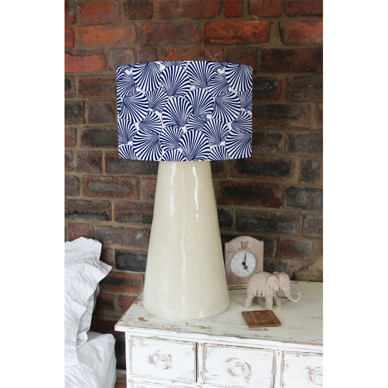 Cotton Drum Lamp Shade ( Uno ), 25cm H x 40cm W x 40cm D