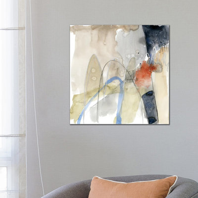 Abstract Coordinates IV 1 Piece Wrapped Canvas Painting
