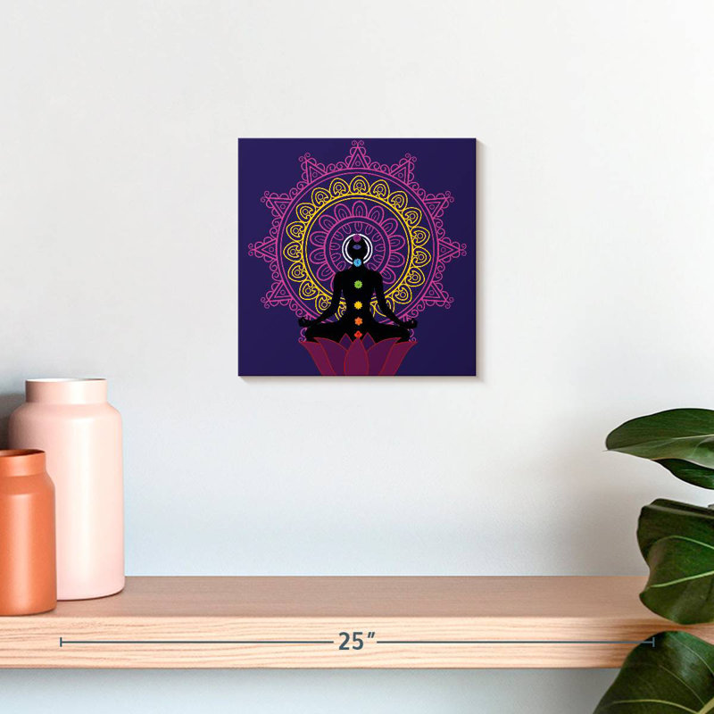 Kerrick Seven Chakra Meditation, 10" H x 10" W