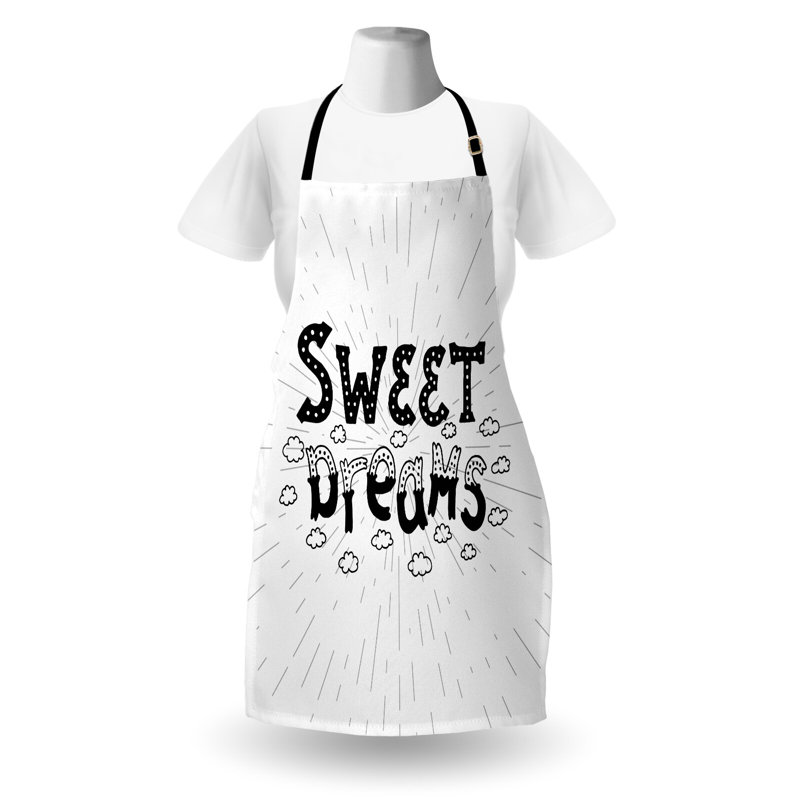 No Pattern Bib Apron