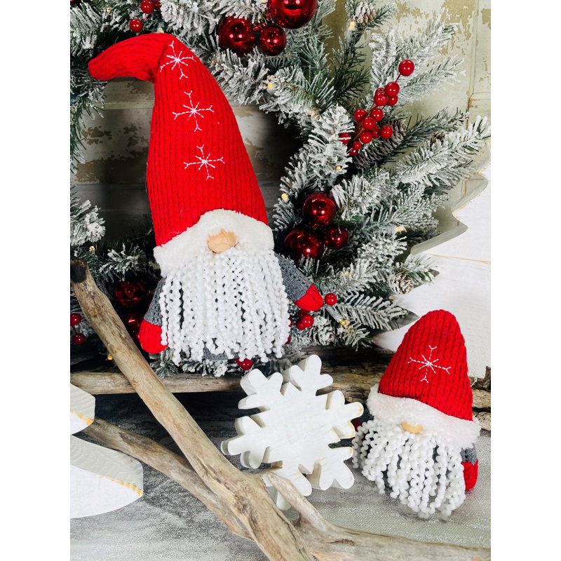 Gnome Santa Rag Beard, H 6 po x l 5 po x P 3 po