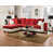 Polyester blanc / rouge