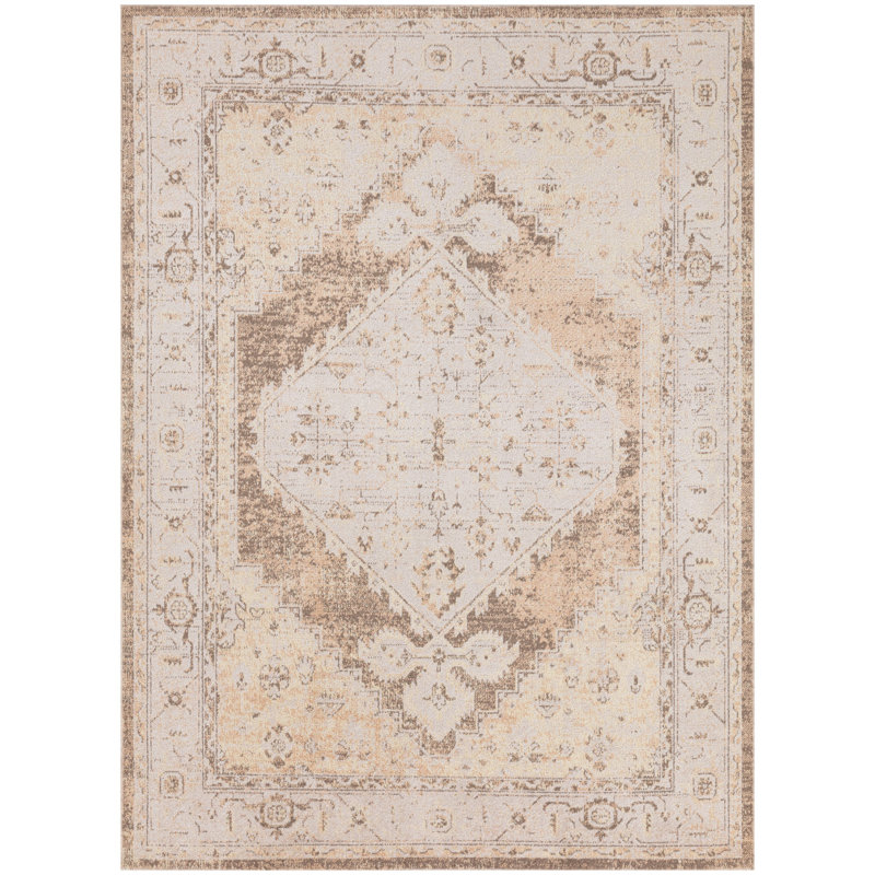 Tapis oriental lavé et tissé à la machine 3 pi x 5 pi sauge
