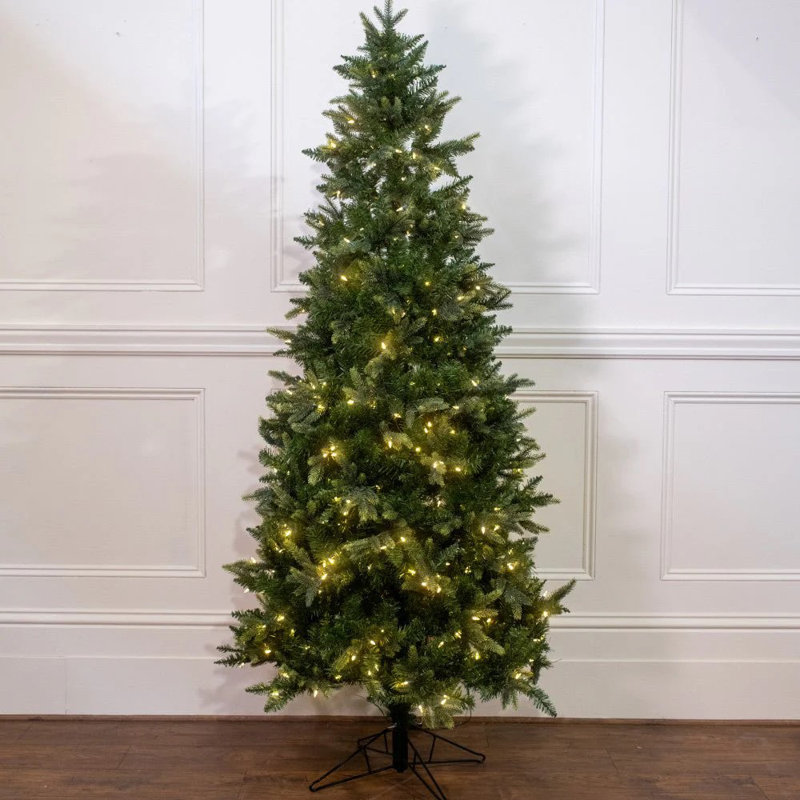 Lighted Artificial Christmas Tree, 8.5 ft