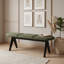 Banc rembourré avec confort moelleux à trois coussins et structure robuste-133358592