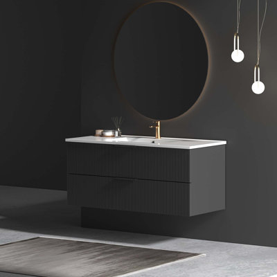 Meuble-lavabo avec lavabo en céramique Modern