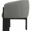 Fauteuil d'appoint rembourré brun Maciel