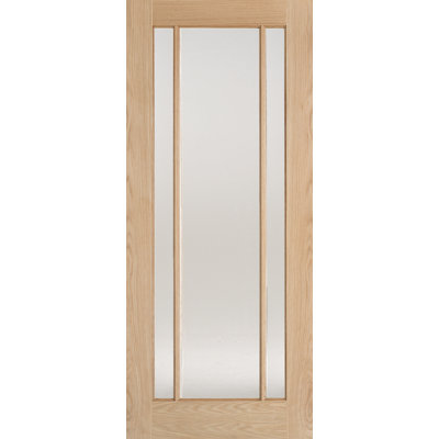 Lincoln Glazed Prefinished Oak Internal Door