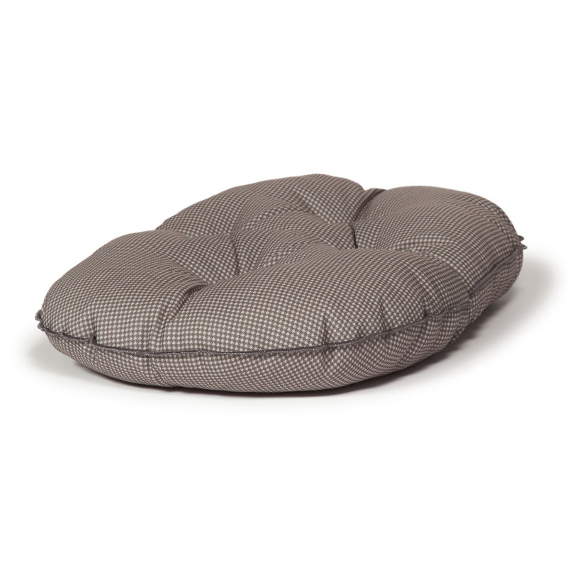 Vintage Dogstooth Polyester Pet Bed, 18cm H x 102cm W x 60cm D