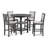 Arnott 5 - Piece Wood Dining Set-1201099166-1201099163