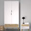 Litzy 2 Door Manufactured Wood Wardrobe-38263634