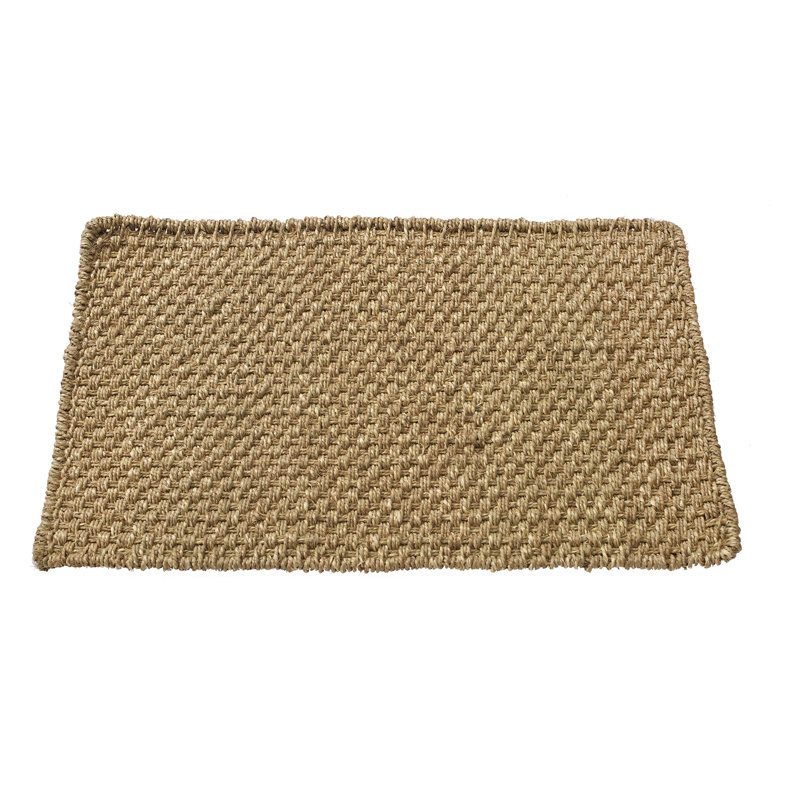 Home Furnishings by Larry Traverso Ella Basketweave 30 in. x 18 in. Indoor Door Mat & Reviews | Wayfair