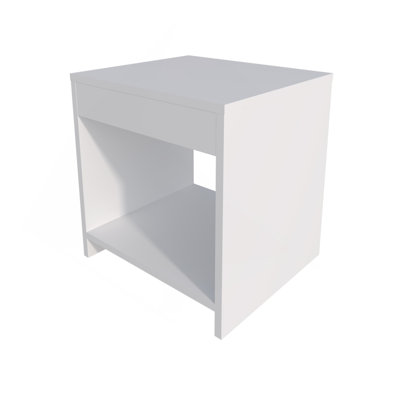 Nightstand Elaine, Bedroom, White