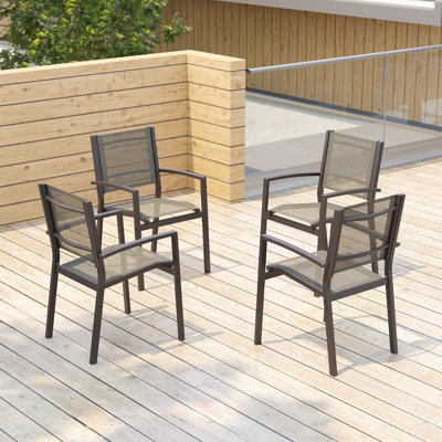Ensemble de chaises de patio 4 pièces