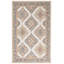 Tapis gris / ivoire / beige en laine / coton touffeté à la main Nels-961378028