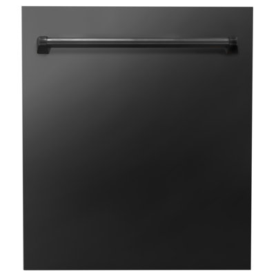 ZLINE 24 in. Fingerprint Resistant Control Dishwasher with Stainless Steel Tub and Style Handle, 52dBa
