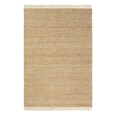 Wool Chevron Area Rug