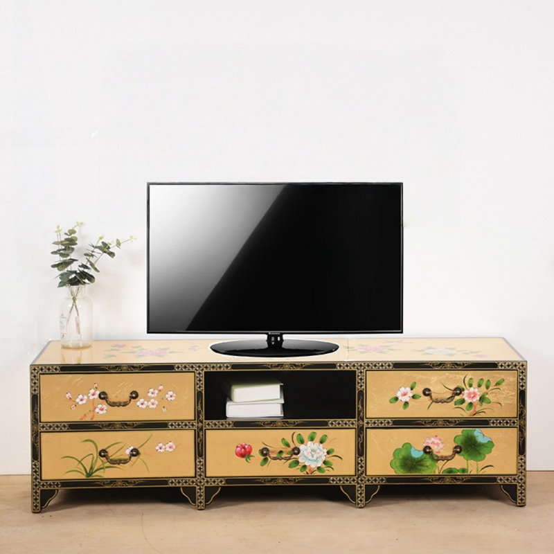 Creative Painted TV Stand