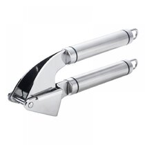 Garlic Press Rocker Stainless Steel, Garlic Mincer Tool with Garlic Peeler  Tube, Sturdy Garlic Crusher Garlic Presser with Ergonomic Handle, Garlic  Slicer & Grinder Extracts More Garlic Paste 