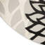 Tapis intérieur / extérieur noir / gris / blanc à motif floral Arnelle-887750238