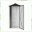 2.5FTx 1.4FT Small Outdoor Galvanized Iron Sheet Tool Shed,Garden Shed With Waterproof Design-111050155