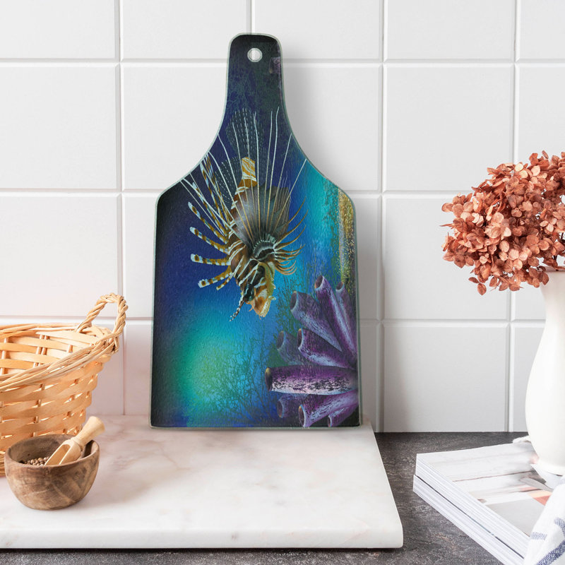 Planche à découper en verre trempé Ambesonne
