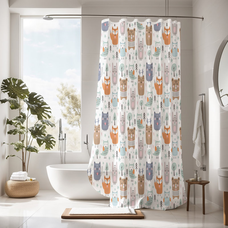 Shower Curtain, 93" H x 70" W