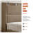 Upholstered Platform Bed with Hydraulic Lift-1630187319-1630187312