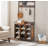Coat Rack, Hall Tree with Shoe Rack for Entryway, 3-in-1 Entryway Coat Rack and Storage Rack, with 7 Hooks, a Hanging Rod