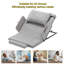 Electric Adjustable Bed Backrest, 4-68° Upgraded Foldable Safety Guardrail