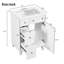 Armoire de meuble-lavabo 24 po avec lavabo en céramique, 2 tiroirs, 1 porte-1971134754