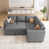 Gray Polyester