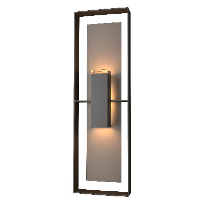 Shadow Box Flush Mount Outdoor Wall Sconce