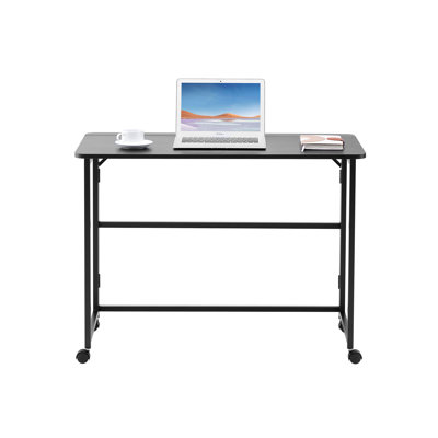 Petit bureau pliable pour la chambre à coucher et le bureau - 31,5 pouces, stable, simple à ranger, polyvalent comme ordinateur de bureau